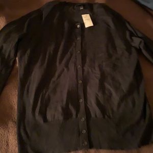Black cardigan